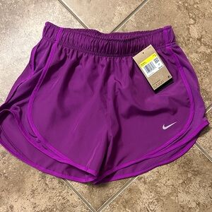 Nike Women's Vibrant Purple Athletic Shorts